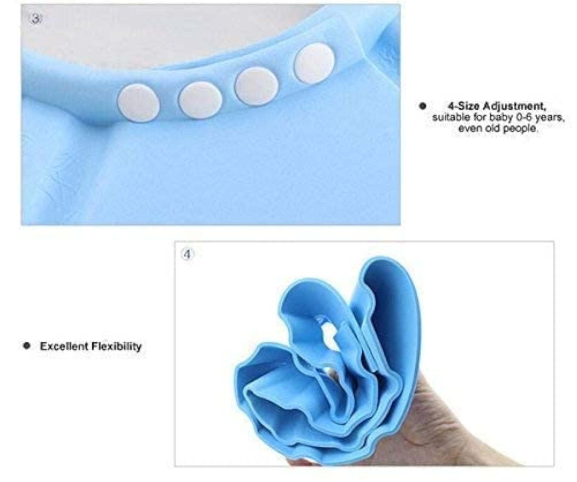 Adjustable Baby Shower Cap, Hair Wash Shield